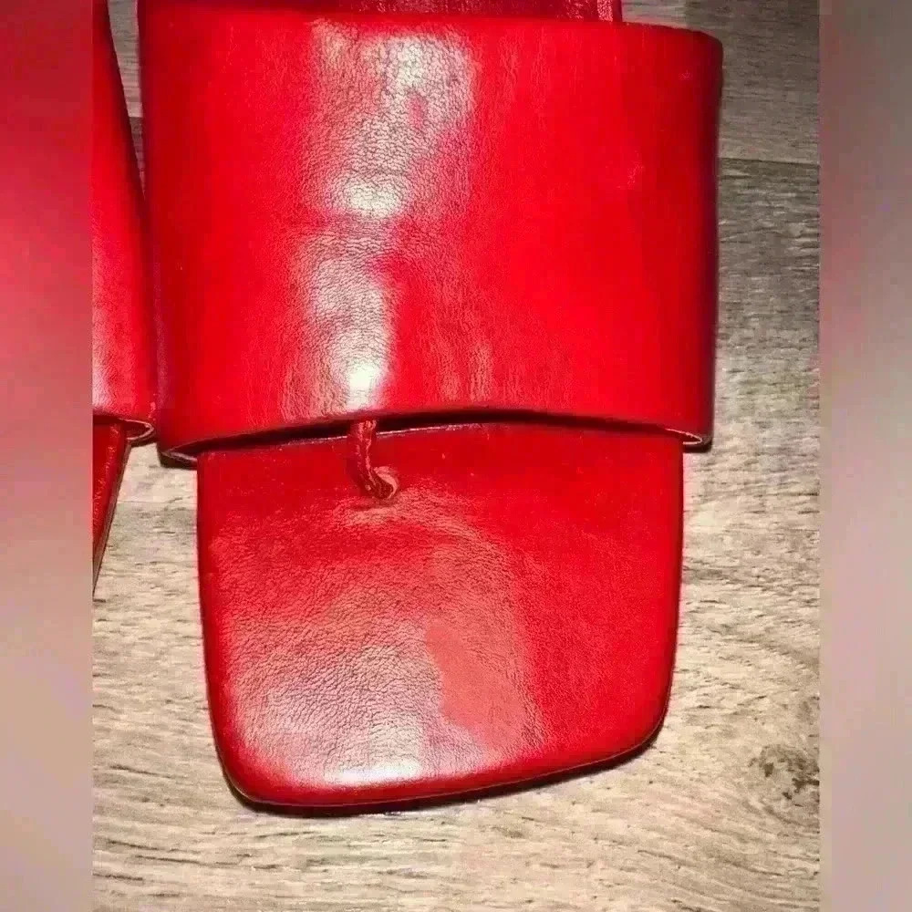 Zara red sandals size 41 - Picture 5 of 6